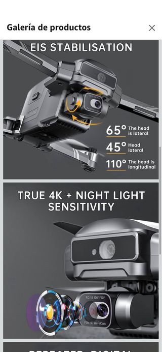 Dron SJRC F22 S2 4K PRO+ Cámara 4K Nuevo a estrena