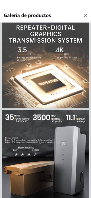 Dron SJRC F22 S2 4K PRO+ Cámara 4K Nuevo a estrena