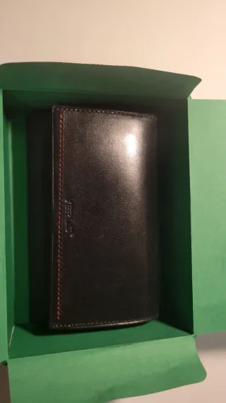 Cartera Verus Cuero Negro