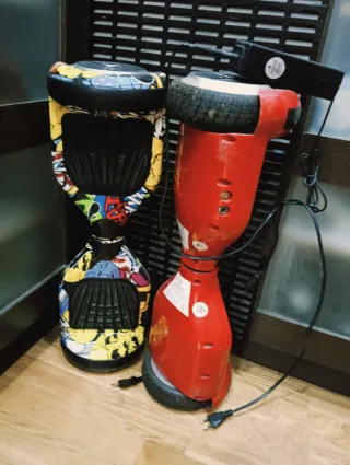 Hoverboard Rojo y Dibujos