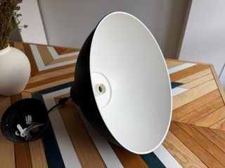 Lámpara de techo negra estilo industrial