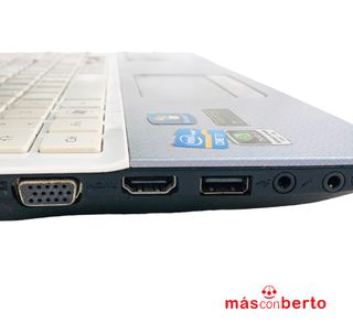 Portátil Packard bell Easy note TS Blanco