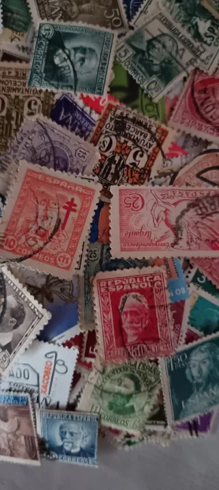 350 Sellos España Usados Sin Repetir