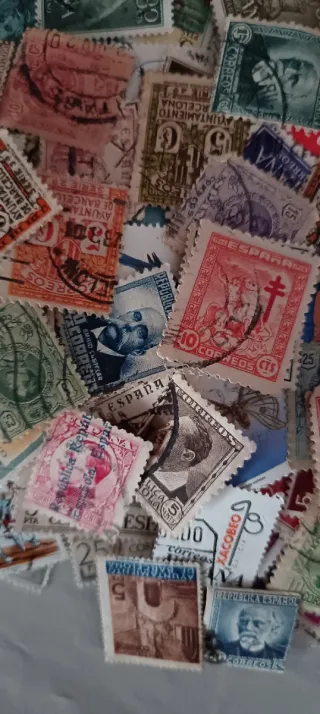 350 Sellos España Usados Sin Repetir