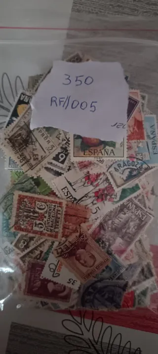 350 Sellos España Usados Sin Repetir