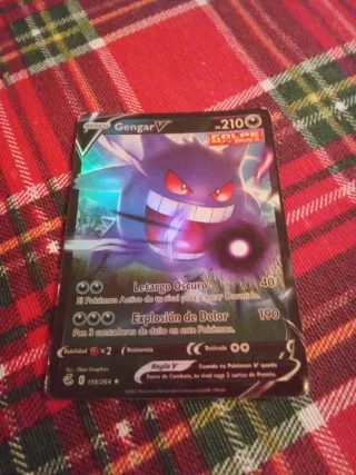 Carta Pokémon Gengar V 210 HP