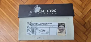 Mocassini Geox beige/bianco Tg. 36,5