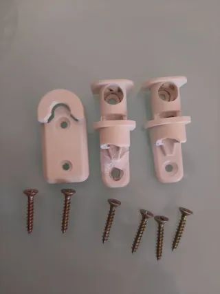 Barrera seguridad infantil madera ajustable