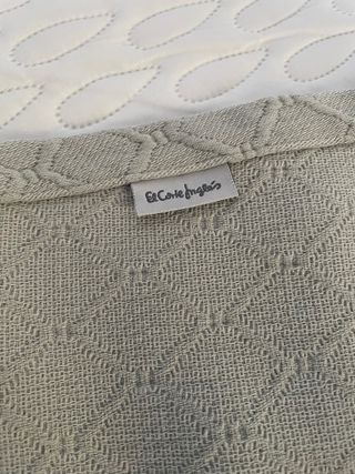 Colcha Matrimonial Gris 240x250