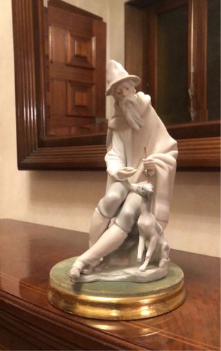 Figura Lladró Pastor con Perro