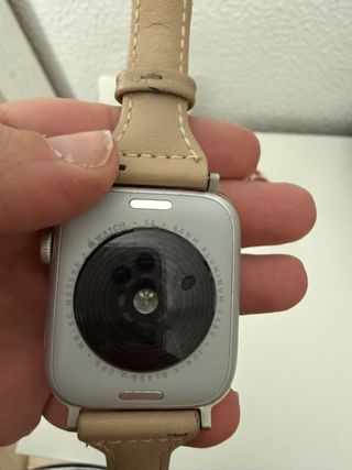 Apple Watch SE Plata Correa Beige