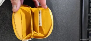 Portamonete Accessorize giallo