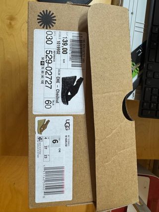 Sandalias UGG cuña marrón talla 37