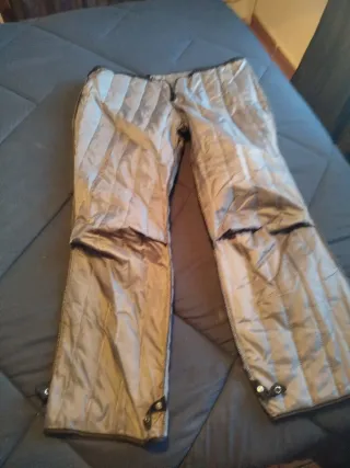 Traje completo Moto Mujer Negra y Gris