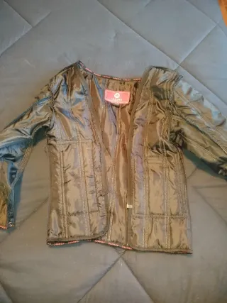 Traje completo Moto Mujer Negra y Gris