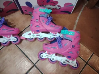 Patines en línea rosas Sally Olsson Talla 32-35