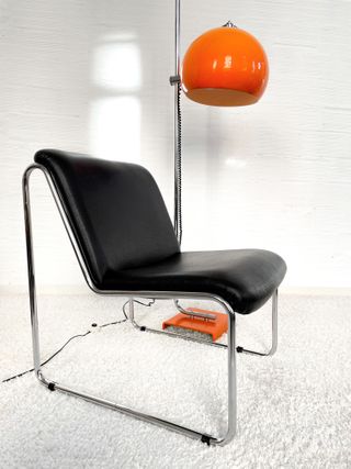 BUTACA TUBULAR MID-CENTURY