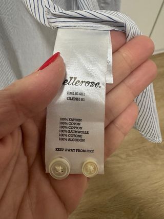 Camisa Bellerose Rayas Azul y Blanco