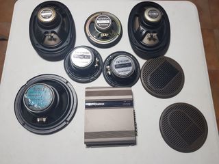 Amplificador y altavoces Pioneer