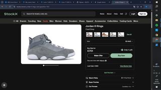 CHOLLO JORDAN RETRO: 6 RINGS+ 1 HIGH ROYAL T44.5