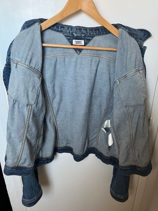 Cazadora Vaquera Tommy Jeans Mujer Azul