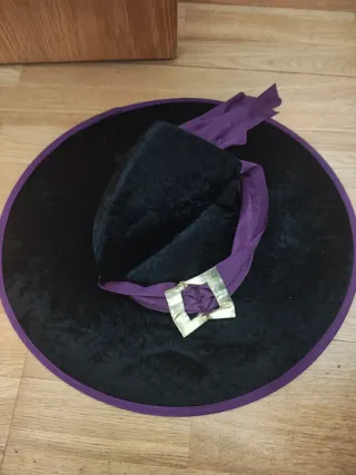 Disfraz Bruja Niña Morado y Negro