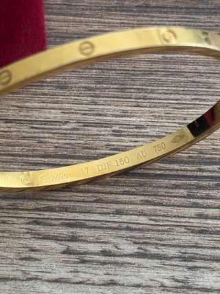 Pulsera Cartier Love Oro