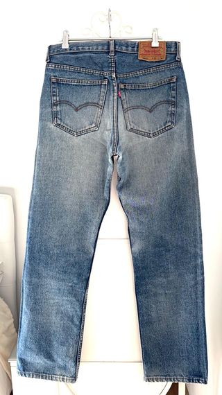 LEVIS 501 VAQUEROS USA VINTAGE AZUL REG HOMBRE 32