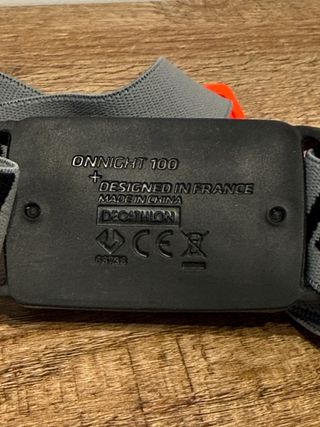 Linterna Frontal de Montaña, Forclaz, OnNight 100.