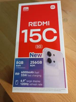 Redmi 15C 5G 256GB 8GB RAM Nuevo