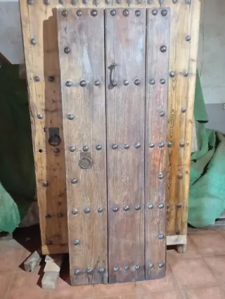 venta puertas y porton antiguos madera