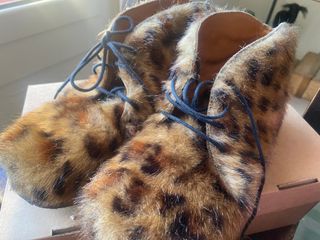 Botines Tiny Cottons leopardo y piel