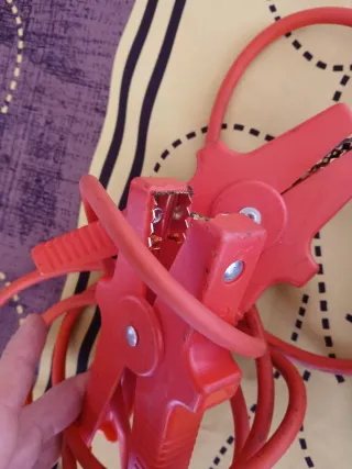 Pinzas de batería coche (cables arranque)