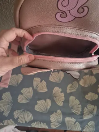 Mochila Infantil Unicornio Rosa No es escolar.