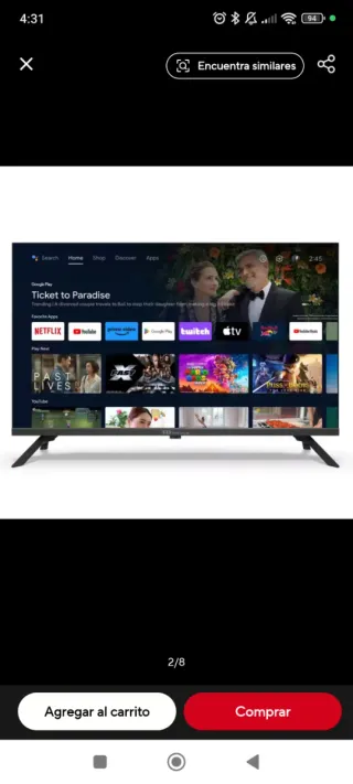 Smart TV TD Systems 40 pulgadas Android 14