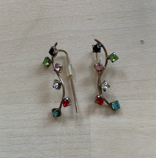 Lote 3 pares pendientes bisutería