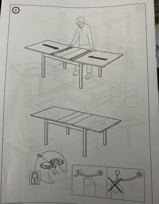 Mesa Comedor Extensible + 4 Sillas