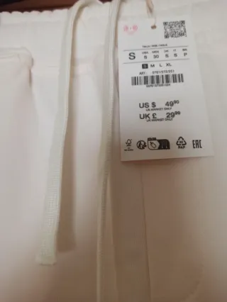 Pantalones Jogger Zara Talla S