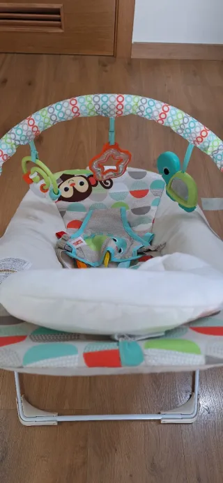 Hamaca mecedora para bebé + otro juego de funda