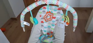 Hamaca mecedora para bebé + otro juego de funda