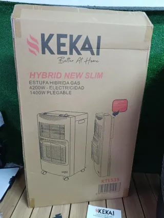 Estufa Híbrida Luz-Gas Plegable Kekai Hybrid