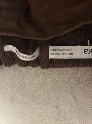 Pantalones Parachute Marrones