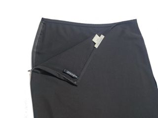 Georges Rech/ Vintage-Maxi falda marrón oscuro 44