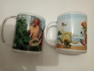 2 tazas Infantiles de Ice Age.