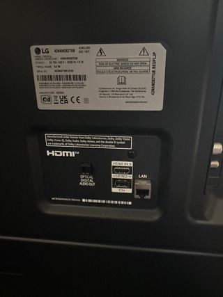 4K Smart TV LG 43 - 43NANO82T6B