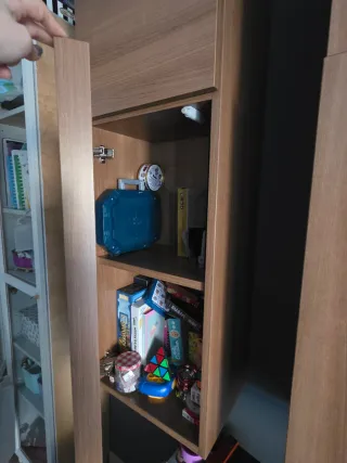 Conjunto Muebles Comedor Kibuc Madera y Cristal