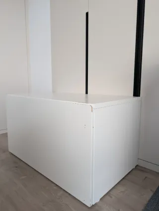 Cajonera niños Ikea SMÅSTAD blanco