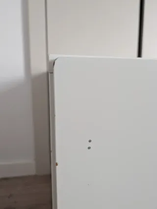 Cajonera niños Ikea SMÅSTAD blanco