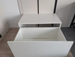 Cajonera niños Ikea SMÅSTAD blanco