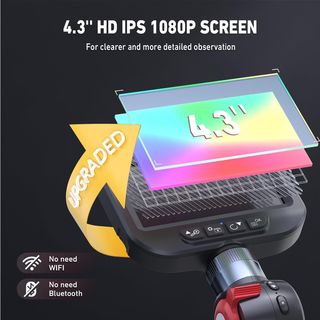 Ralcam Endoscopio Industrial Pantalla 4.3